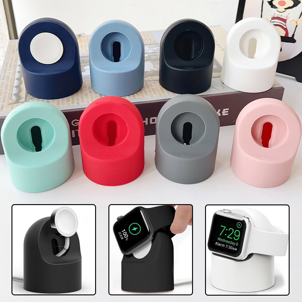 Watch Charging Dock - Universele bureau-ornamenten siliconen oplaaddockstandaard voor Apple