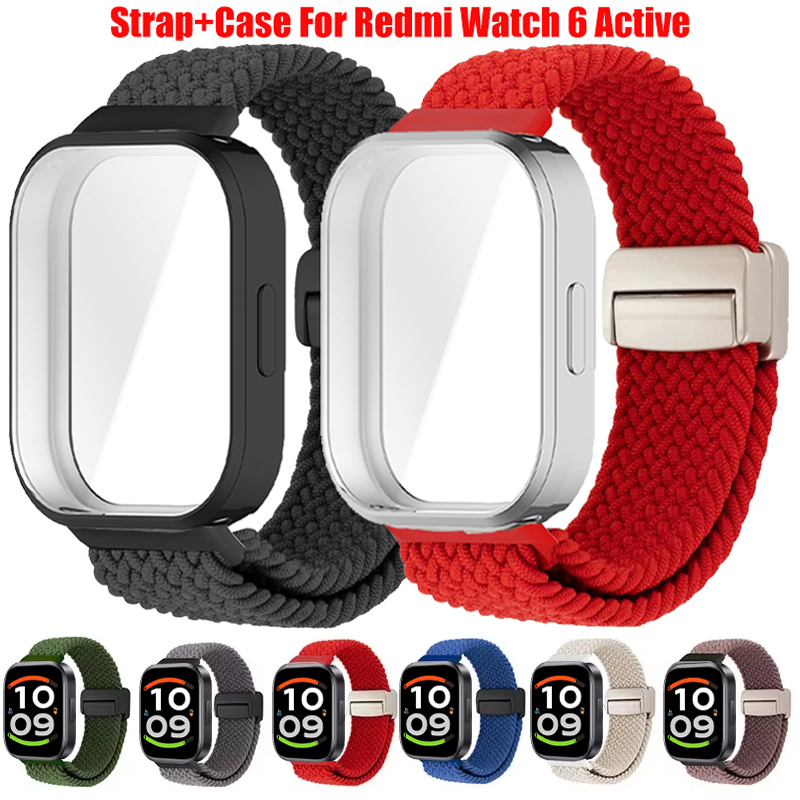 Sport Loop Strap - Gevlochten nylon lusband + TPU-hoes voor