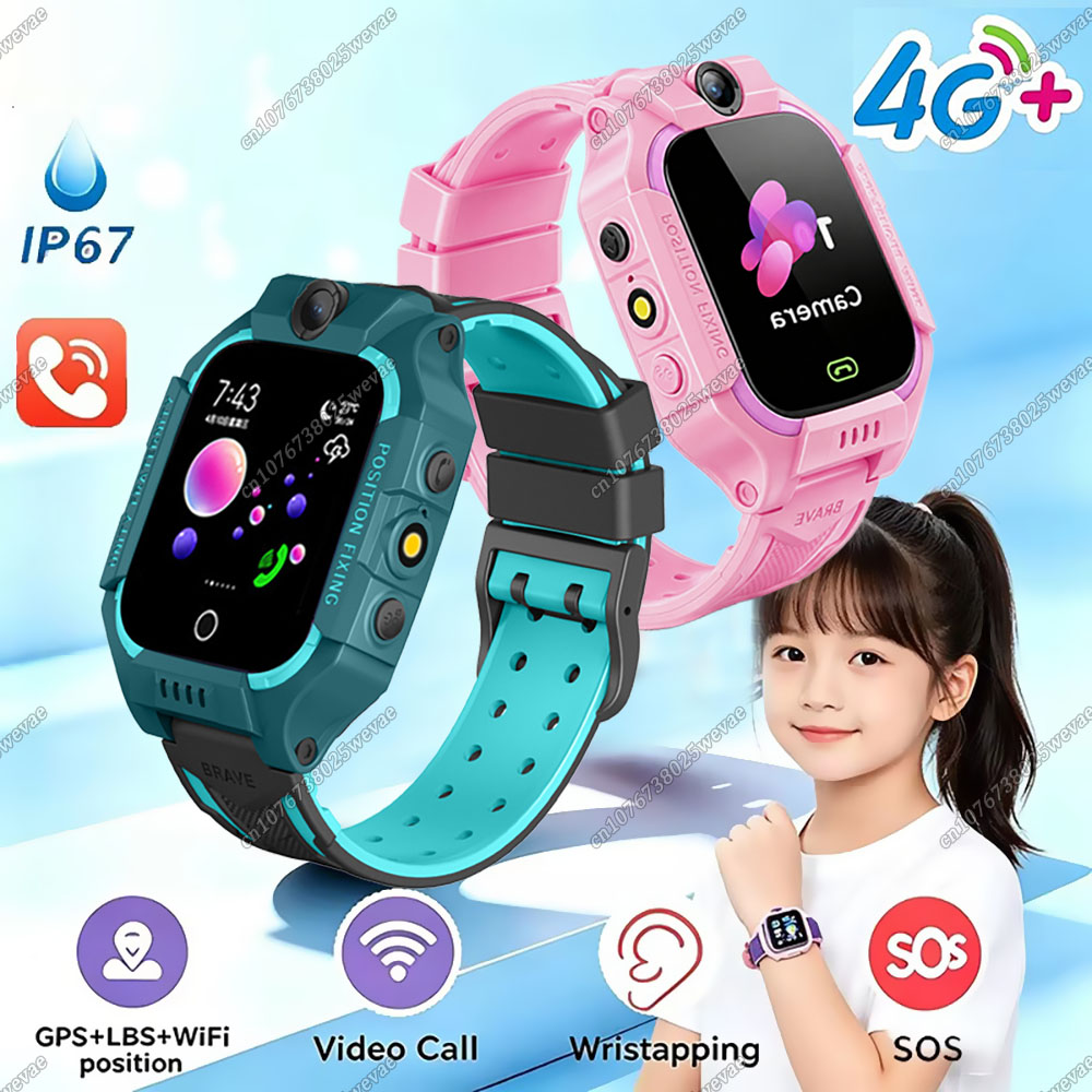 Android Smartwatch Accessories - 2026 Nieuw 5G Kinder GPS Smartwatch