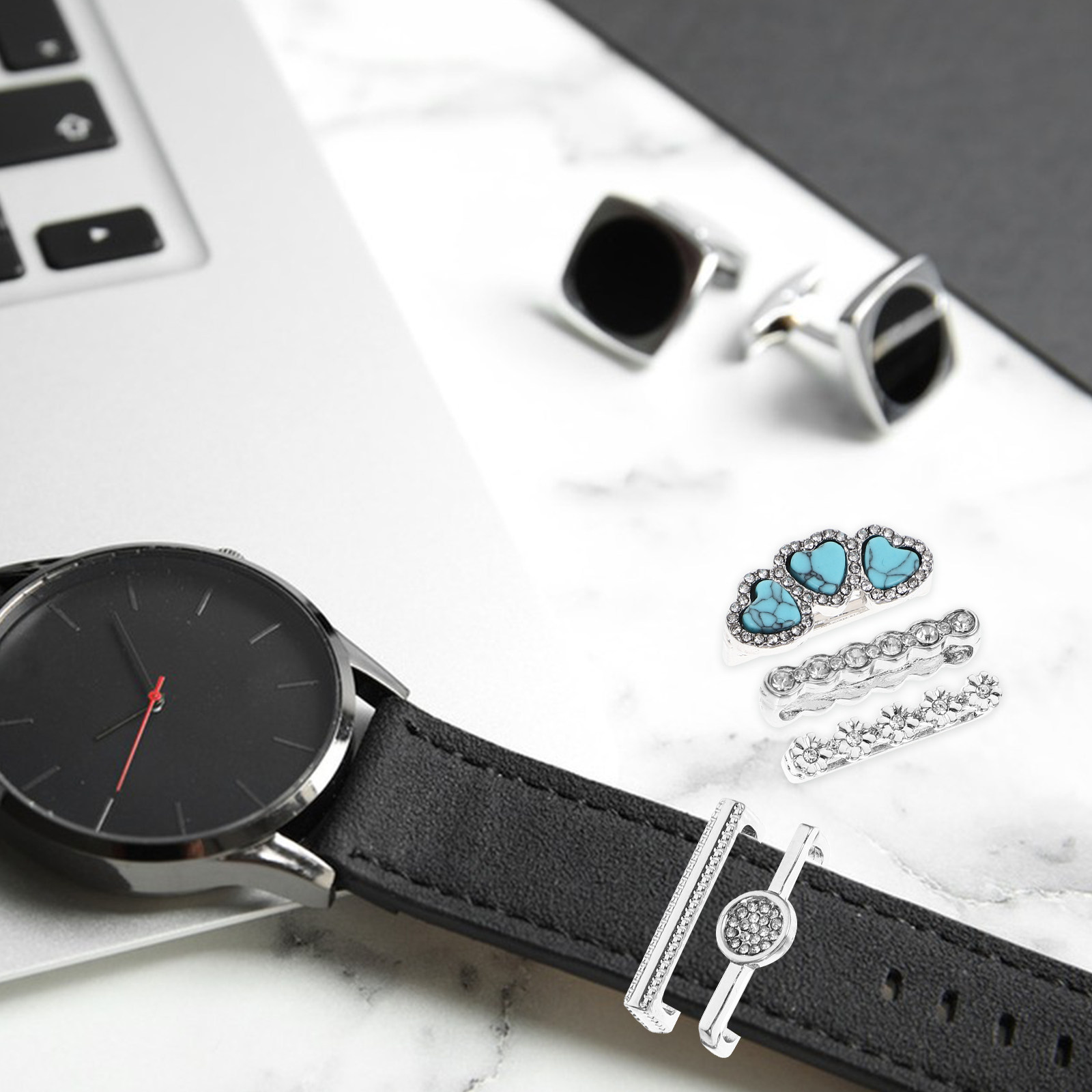 5-delige premium legering horl - Smartwatch Straps & Accessories recensie en prijs