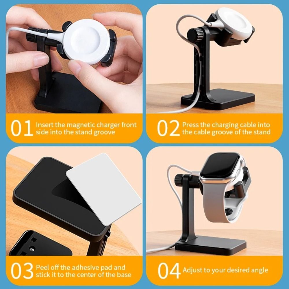 Stabiele plastic horloge-oplaa - Watch Charging Dock recensie en prijs