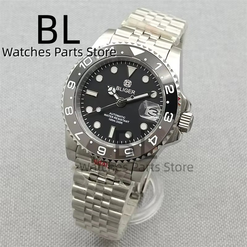 BLIGER 40 mm herenhorloge NH35 - Ceramic Link Bracelet recensie en prijs