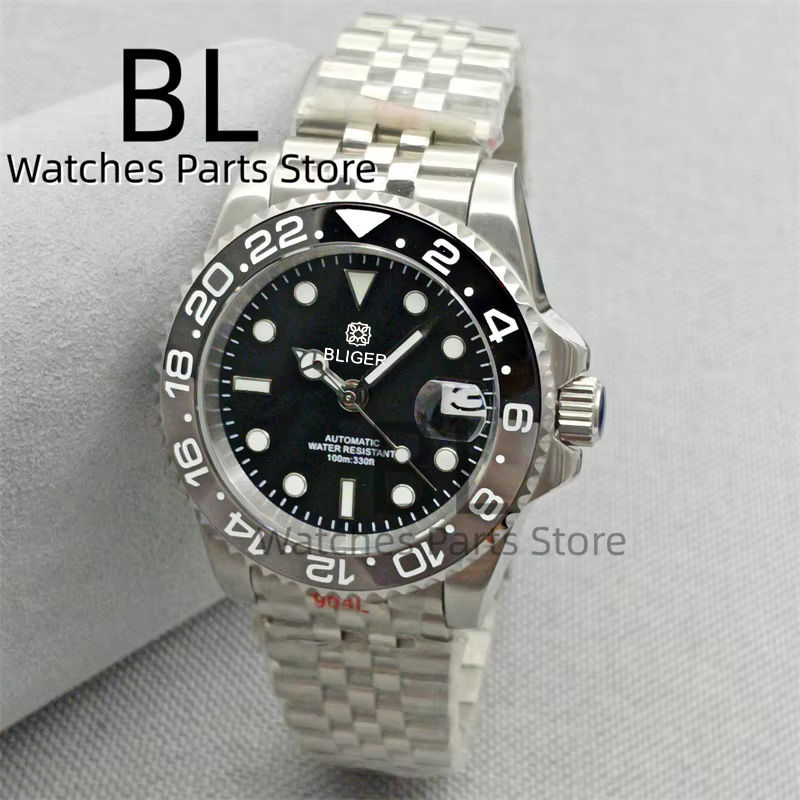 BLIGER 40 mm herenhorloge NH35 - Ceramic Link Bracelet recensie en prijs