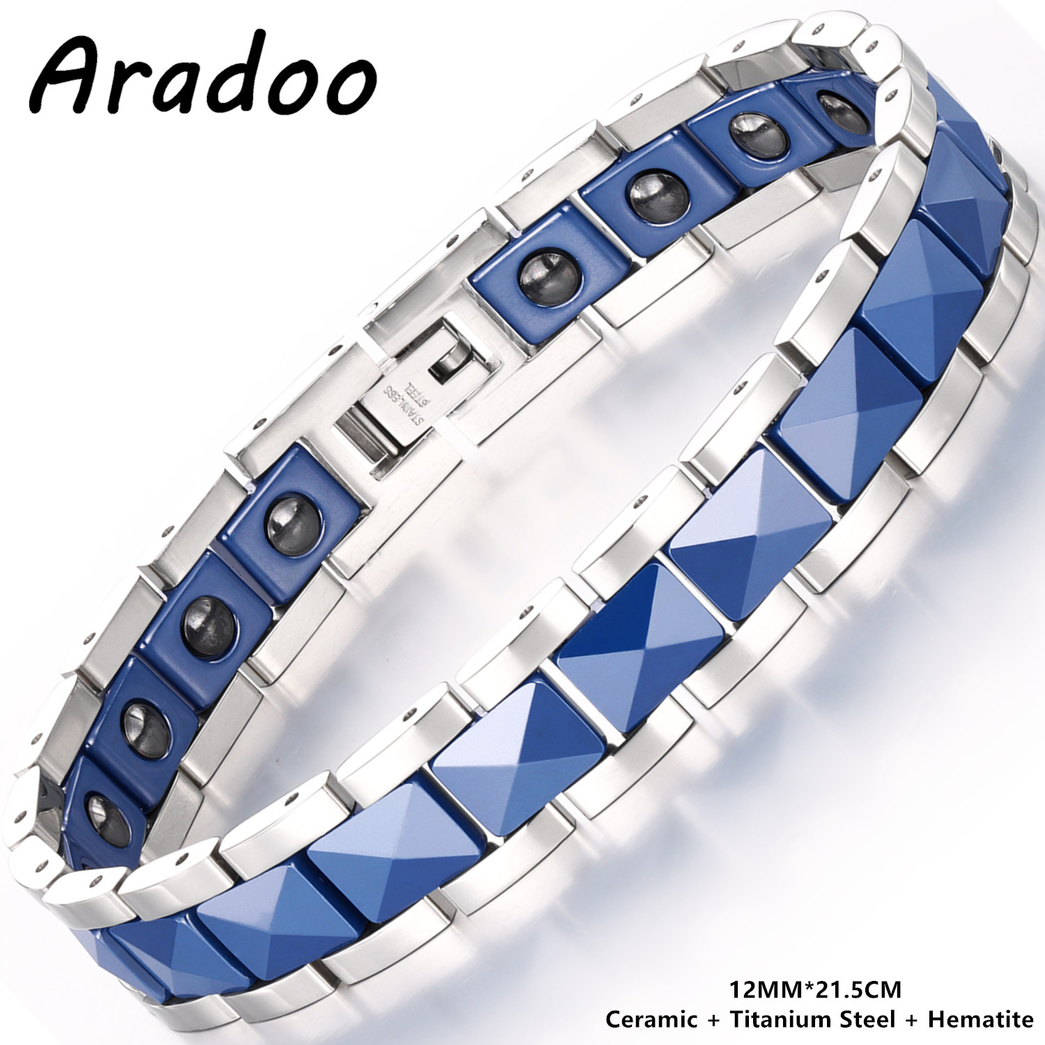ARADOO Premium keramische tita - Ceramic Link Bracelet recensie en prijs