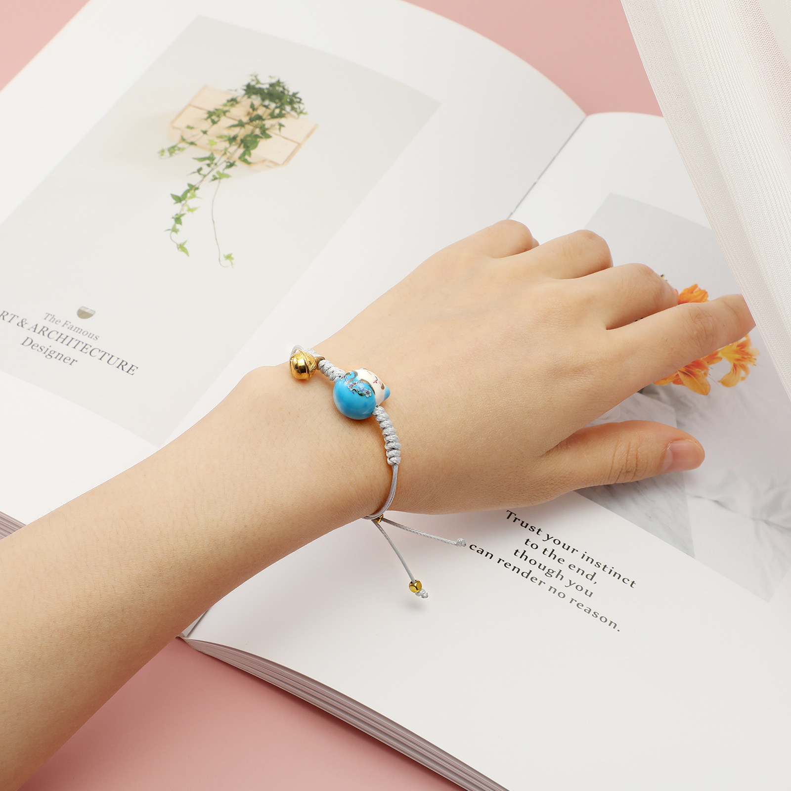 1 stuk schattige keramische ka - Ceramic Link Bracelet recensie en prijs