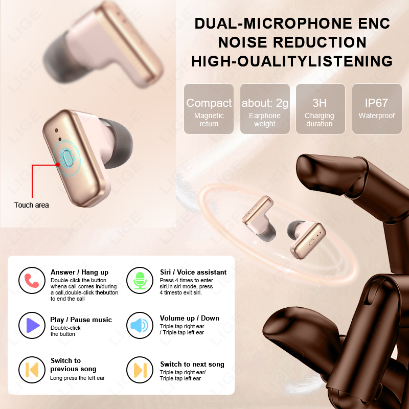 LUIK 2-in-1 TWS-headset Smart  - Smartwatch Headset recensie en prijs