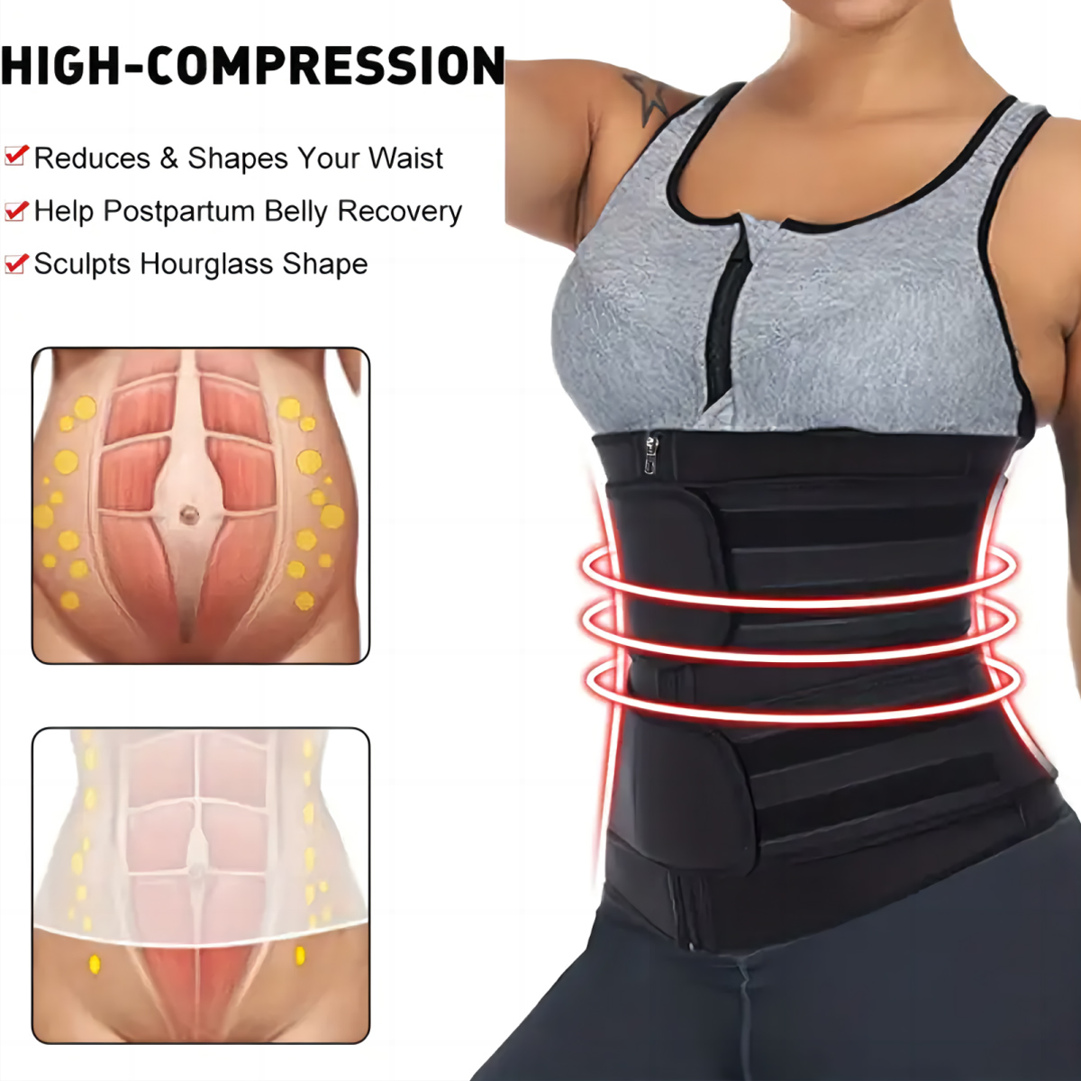 Dames tailletrainer riem met d - Rugged Sport Strap recensie en prijs