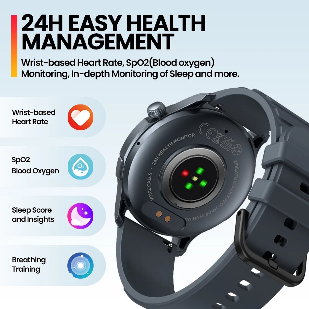 Nieuwe Zeblaze Btalk 3 PRO 1.4 - Smartwatch X2 recensie en prijs