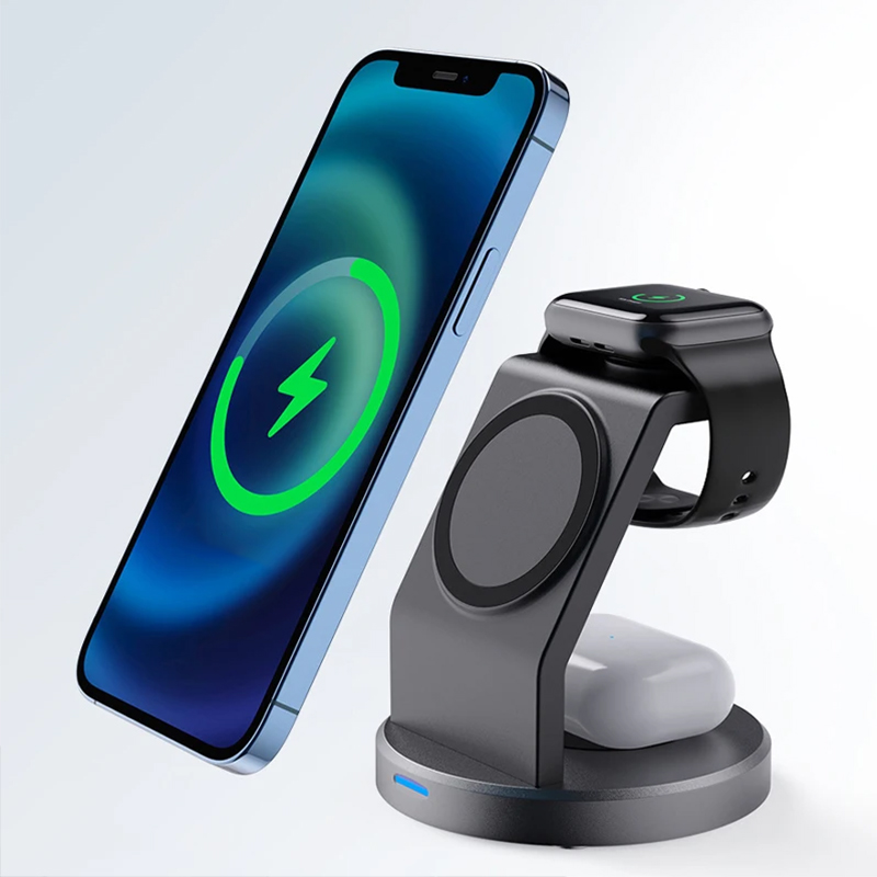 3 in 1 draadloze oplader stand - Smartwatch Ac recensie en prijs