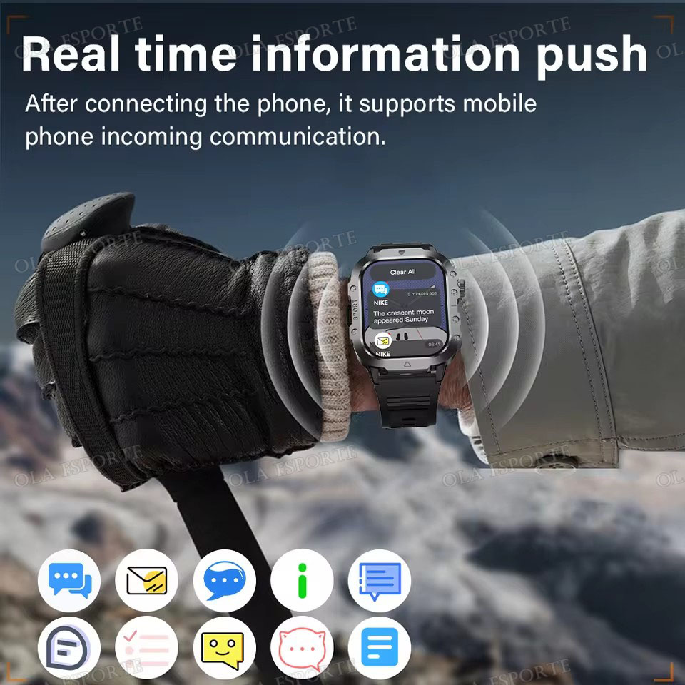 2026 Nieuwe Militaire Graad Sm - Smartwatch X12 recensie en prijs